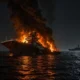 Ukraine Caspian Sea strike on Iranian military cargo ship