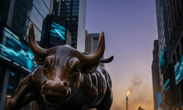 US stocks near record high as oil prices climb amid Iran war
