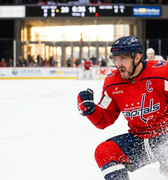 Washington Capitals Monday matinee games NHL European schedule