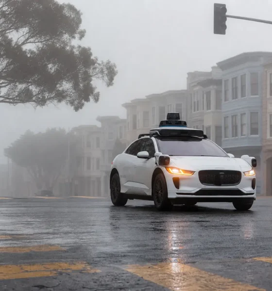 Waymo Robotaxi Stalled During San Francisco PG&E Power Outage