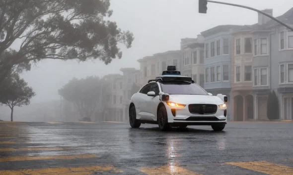 Waymo Robotaxi Stalled During San Francisco PG&E Power Outage