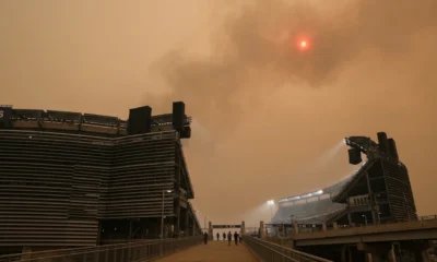 World Cup final MetLife Stadium wildfire smoke air quality