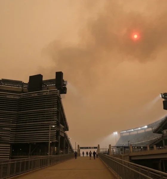 World Cup final MetLife Stadium wildfire smoke air quality