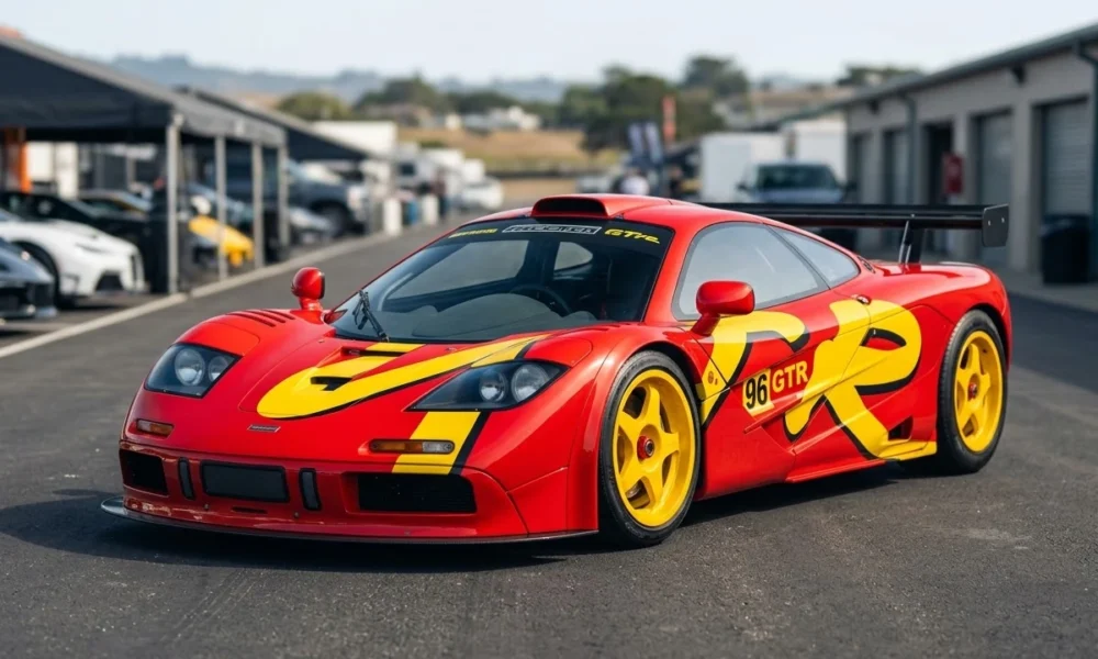 1996 McLaren F1 GTR Pop Art chassis 10R record auction sale