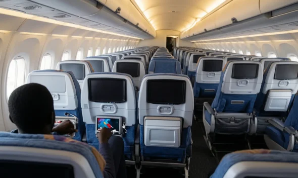 American Airlines 4K seatback screens narrowbody cabin upgrade