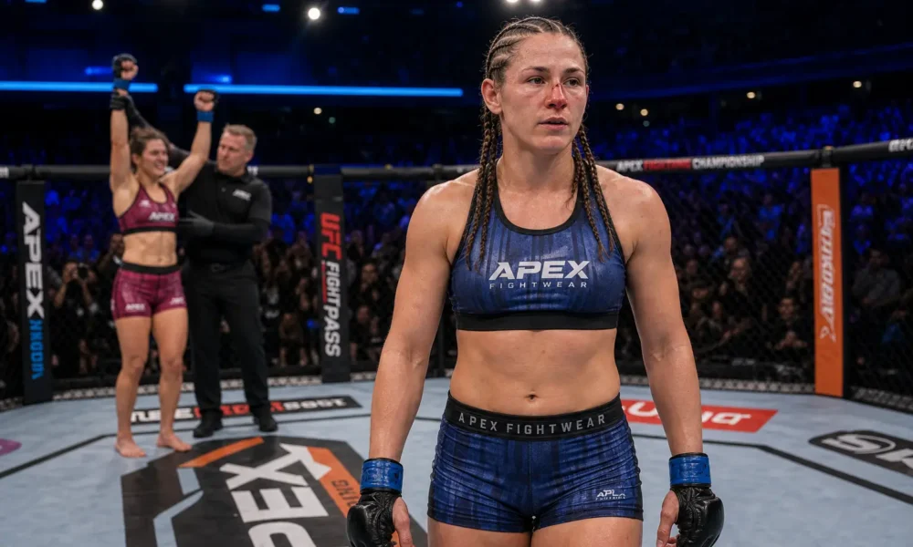 Bella Mir after Contender Series loss to Alex Apodaca