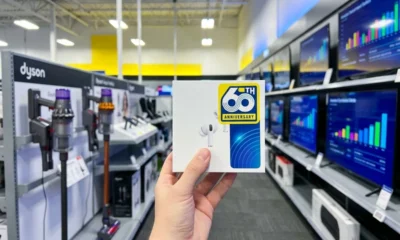 Best Buy 60th anniversary sale AirPods Dyson deals store