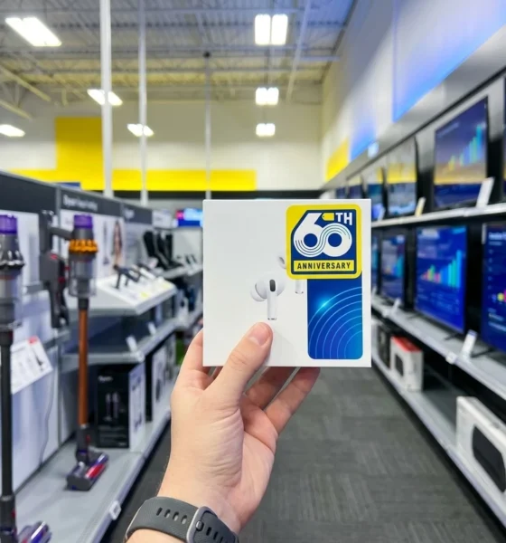 Best Buy 60th anniversary sale AirPods Dyson deals store