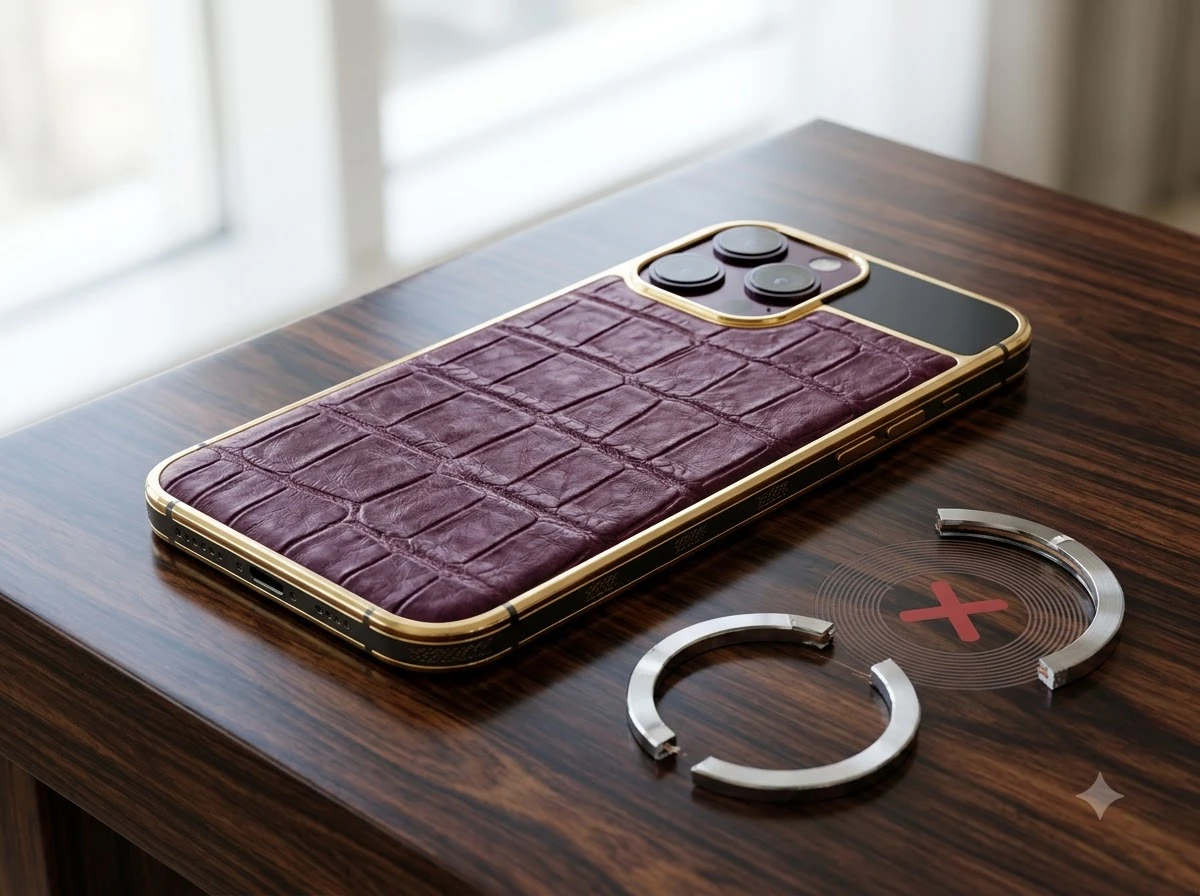 Caviar iPhone 18 Pro limited edition leather gold phone