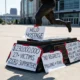 Deshaun Watson Jim Brown statue protest signs Browns starter