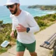 Garmin Forerunner 170 Music watch on runner training with Gemini AI plan