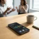 Google Meet Take Notes in-person phone on conference table