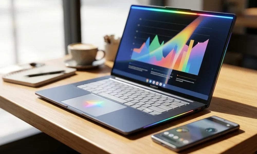 Googlebook laptop Glow Bar LED NYC event September reveal