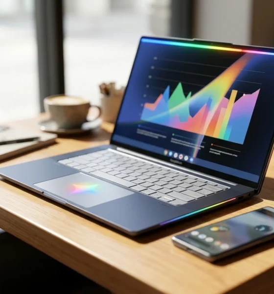 Googlebook laptop Glow Bar LED NYC event September reveal