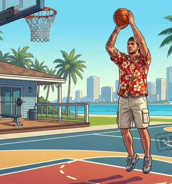 GTA 6 Jason basketball court gameplay leak Leonida map