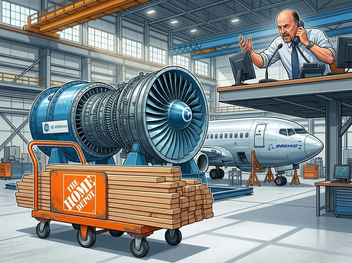 Jim Cramer Investing Club GE Vernova Boeing Home Depot buys
