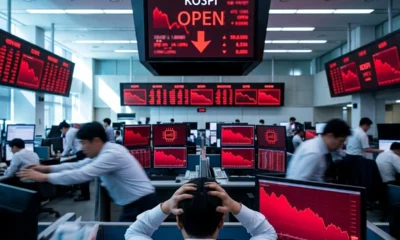 KOSPI trading halt SK Hynix Samsung semiconductor plunge
