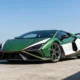 Lamborghini Revuelto SV hybrid supercar rear wing track