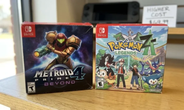 Metroid Prime 4 Beyond Pokémon Legends Z-A Woot $32 deal