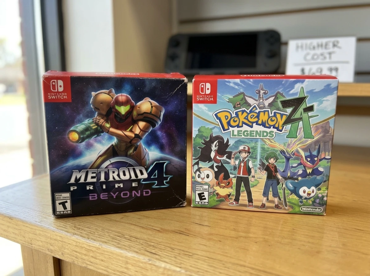 Metroid Prime 4 Beyond Pokémon Legends Z-A Woot $32 deal