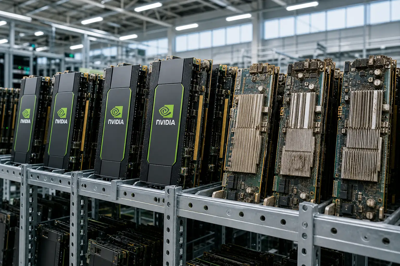 Nvidia aging GPU residual value secondary market financing