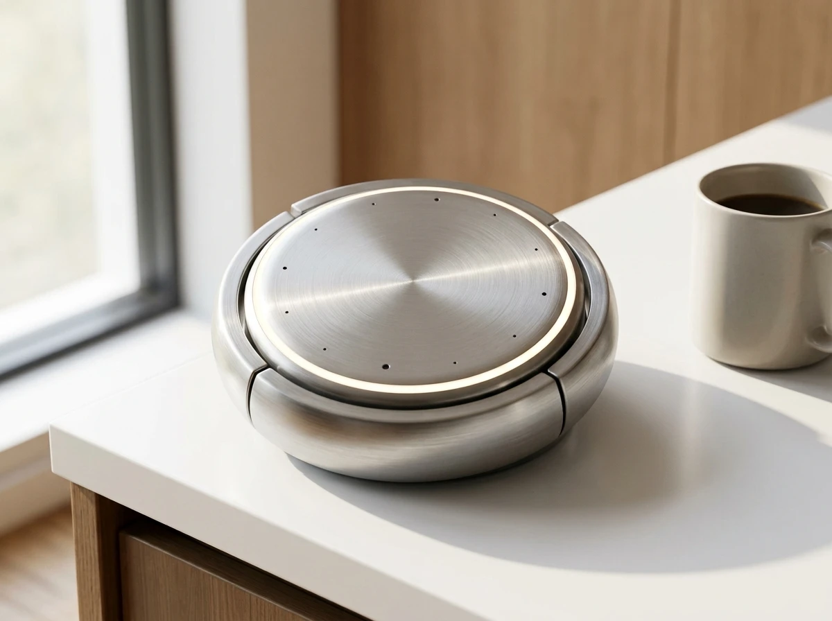 OpenAI donut shaped AI smart speaker $300 Jony Ive design