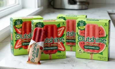 Outshine fruit bars glass contamination recall packages flavors