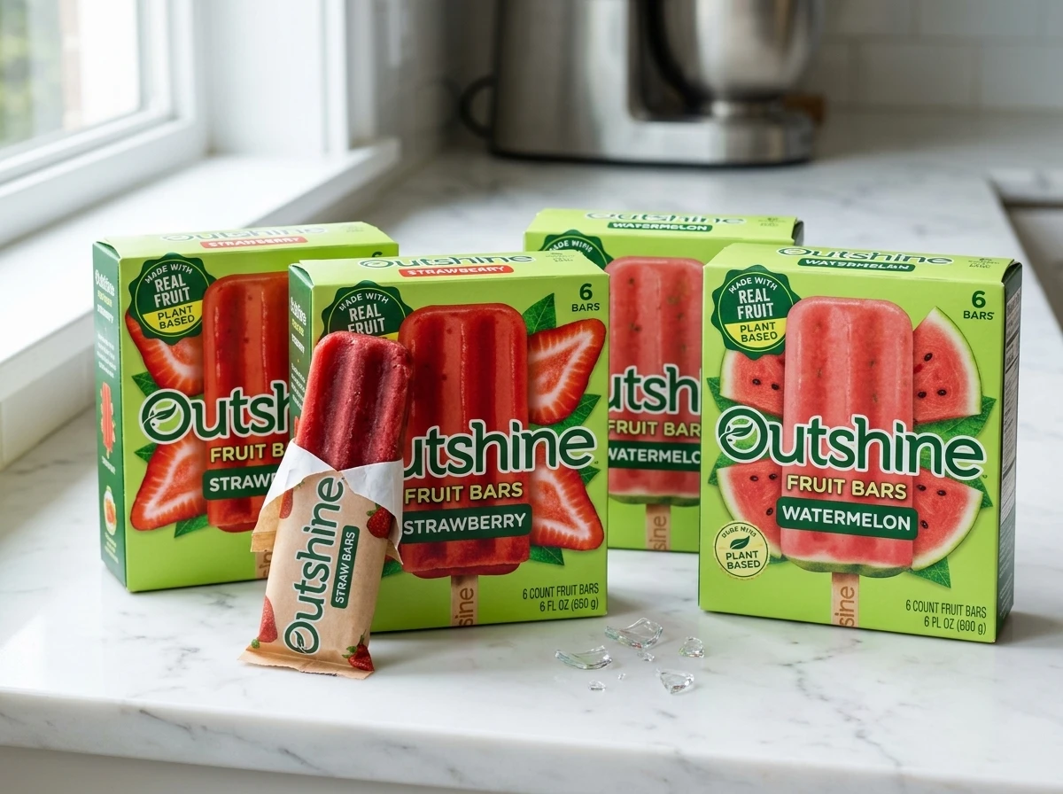 Outshine fruit bars glass contamination recall packages flavors