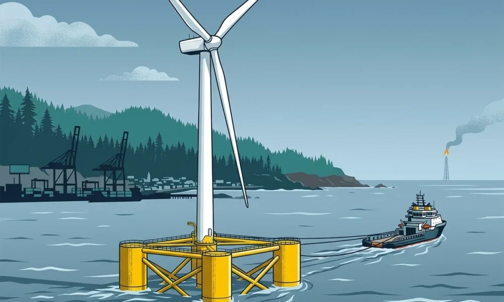 RWE Humboldt offshore wind lease settlement floating turbine