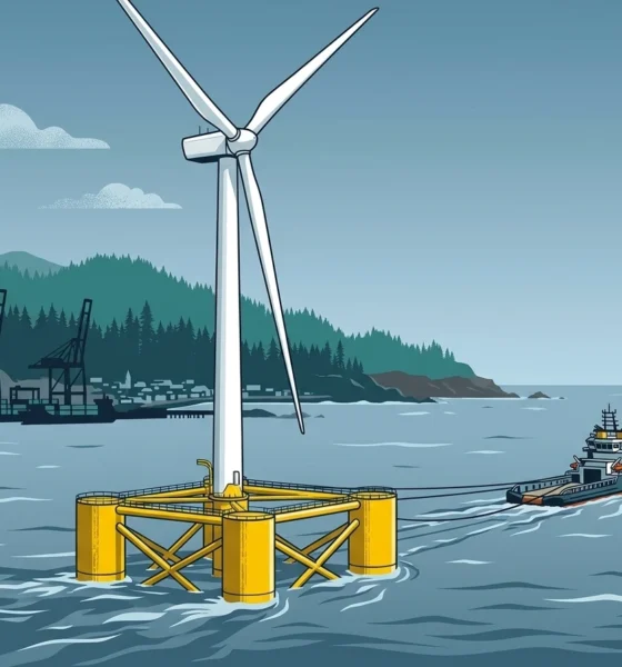 RWE Humboldt offshore wind lease settlement floating turbine