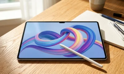 Samsung Galaxy Tab S12 Ultra official render notch S Pen design