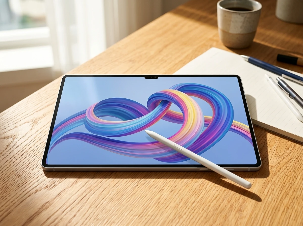 Samsung Galaxy Tab S12 Ultra official render notch S Pen design