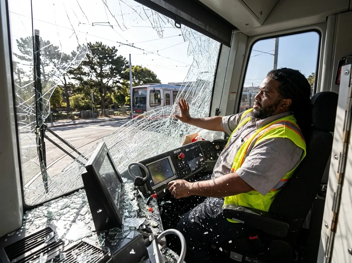 San Francisco Muni operator asleep before L Taraval crash video