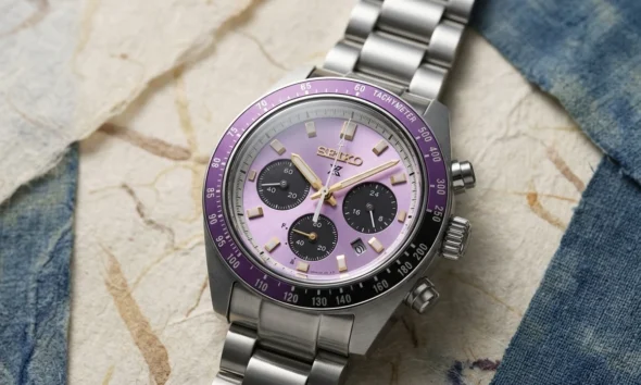 Seiko Prospex Speedtimer Edo purple dial 145th anniversary