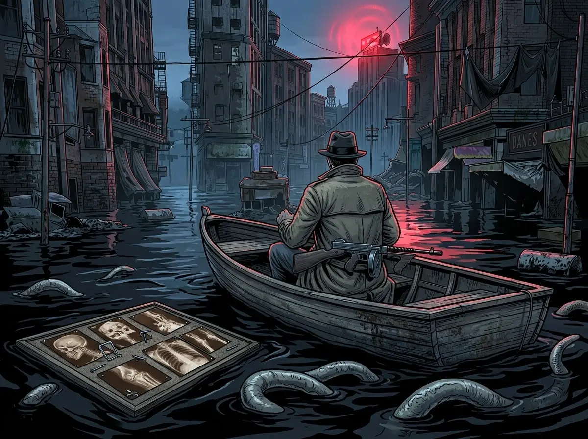 Sinking City 2 Calvin Rafferty boat Arkham flood launch