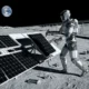 SpaceX lunar mass driver robot factories AI satellites moon