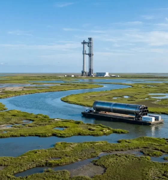 SpaceX Starbase Louisiana Starship launch facility wetlands