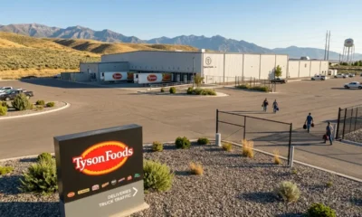 Tyson Foods Eagle Mountain Utah plant closure 723 jobs
