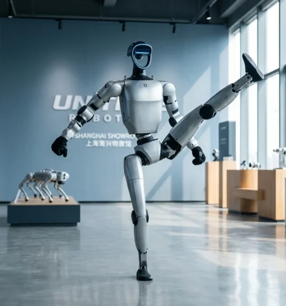 Unitree G1 humanoid robot IPO Shanghai stock debut surge