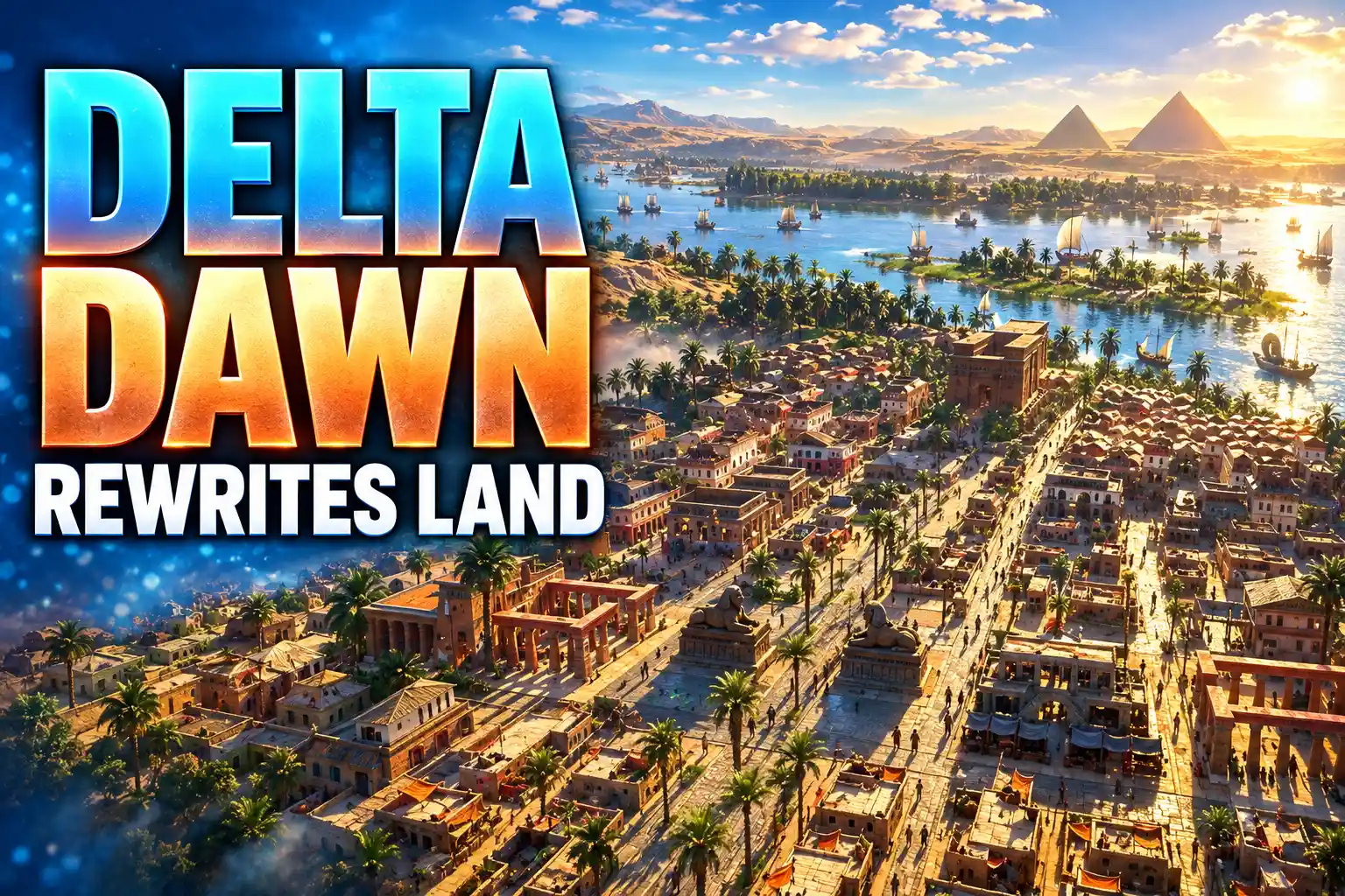 Anno 117 Dawn of the Delta Egypt land rewrite