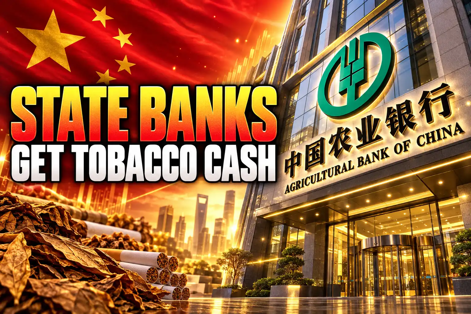 China recapitalizes state banks tobacco cash 360 billion