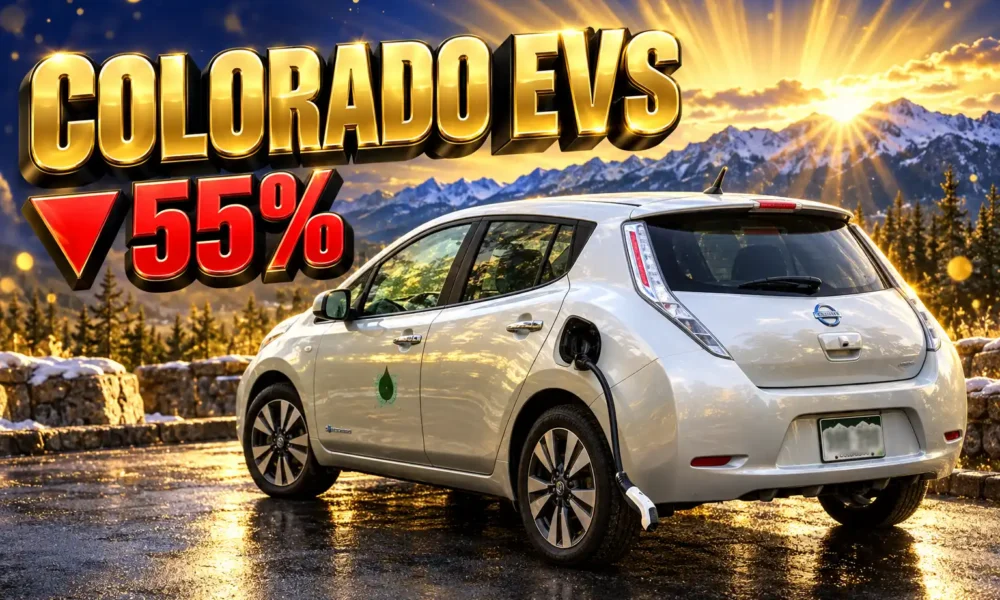 Colorado EV sales share drop after tax credit