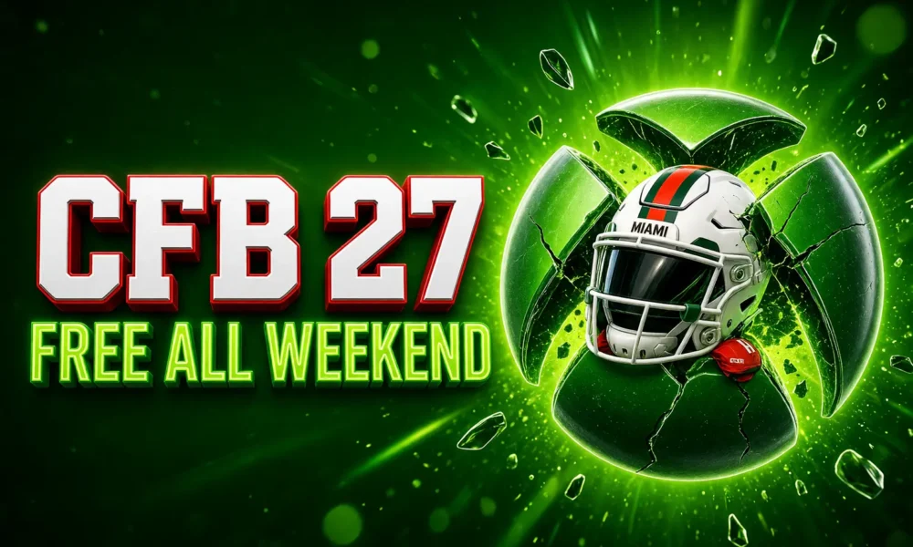 EA Sports College Football 27 free weekend Xbox no Game Pass