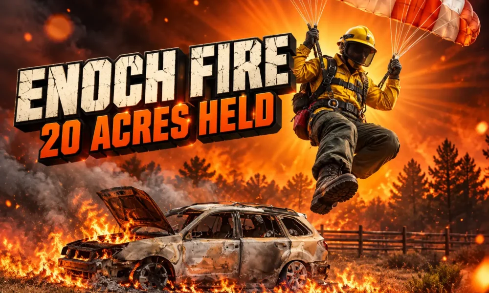 Enoch Fire Glade Park 20 acres smokejumpers