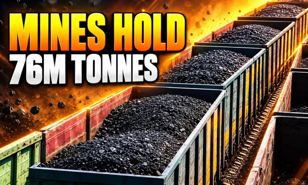 Coal India pithead stocks 76 million tonnes plants short