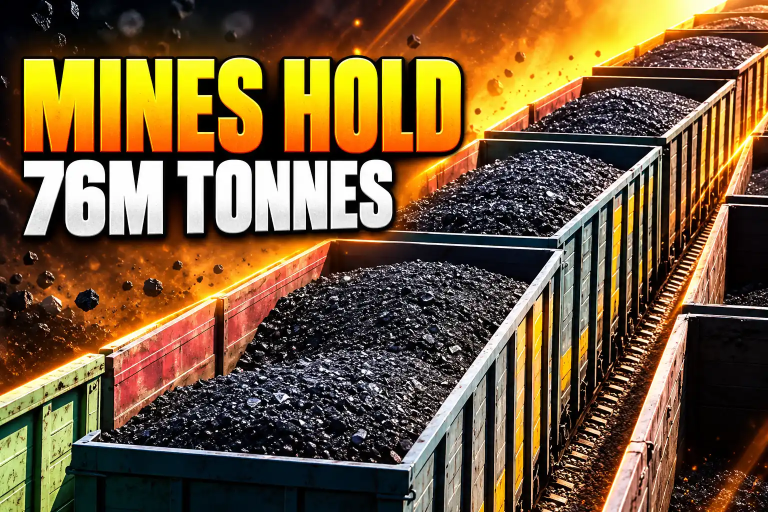 Coal India pithead stocks 76 million tonnes plants short