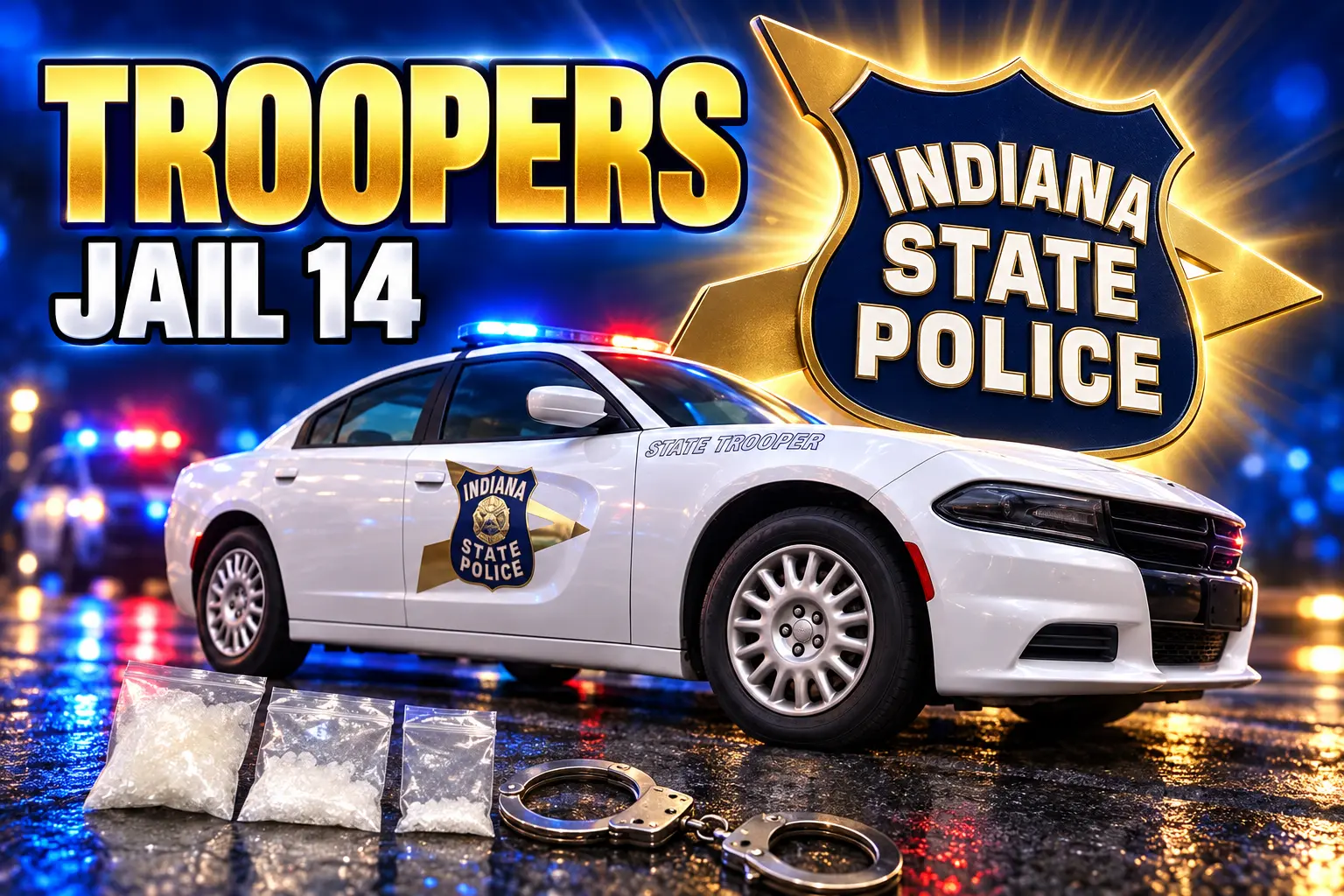 Indiana State Police Steuben County high-visibility patrol arrests