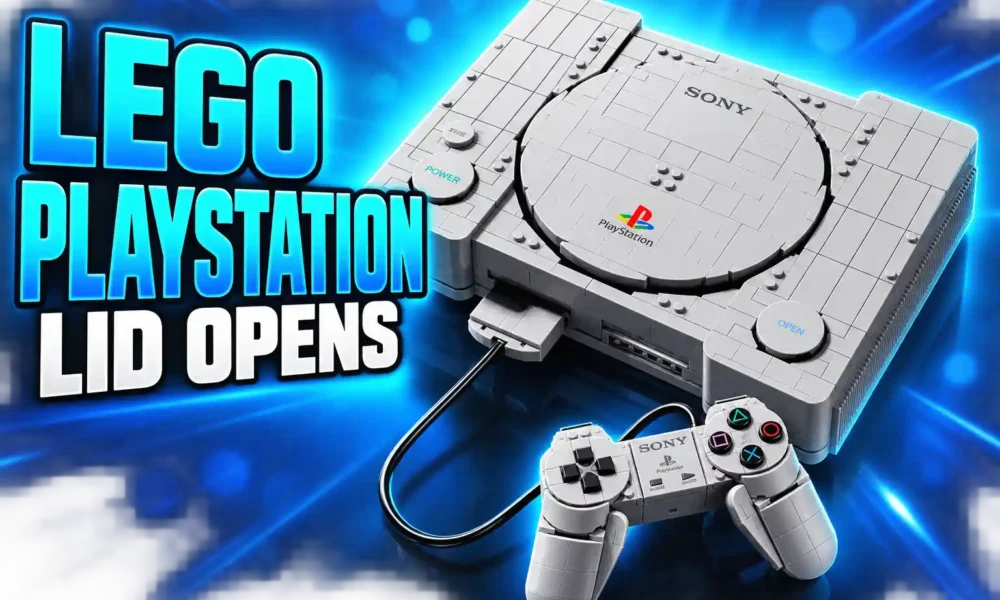 LEGO PlayStation 72306 replica lid still opens