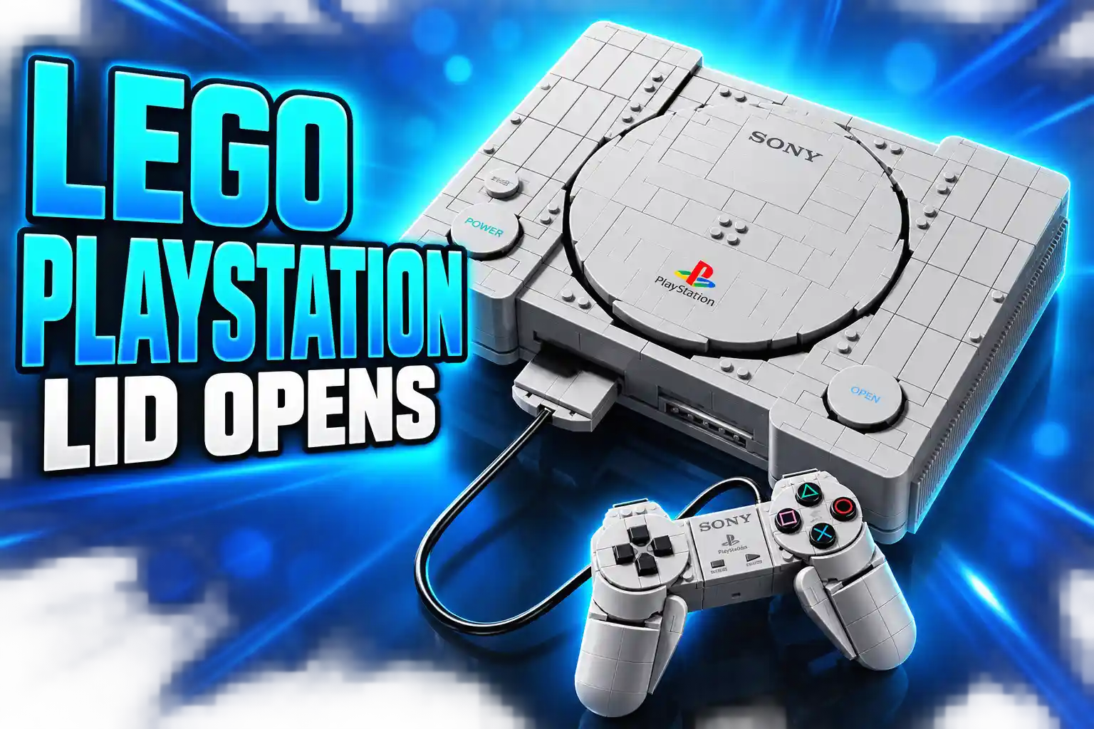 LEGO PlayStation 72306 replica lid still opens
