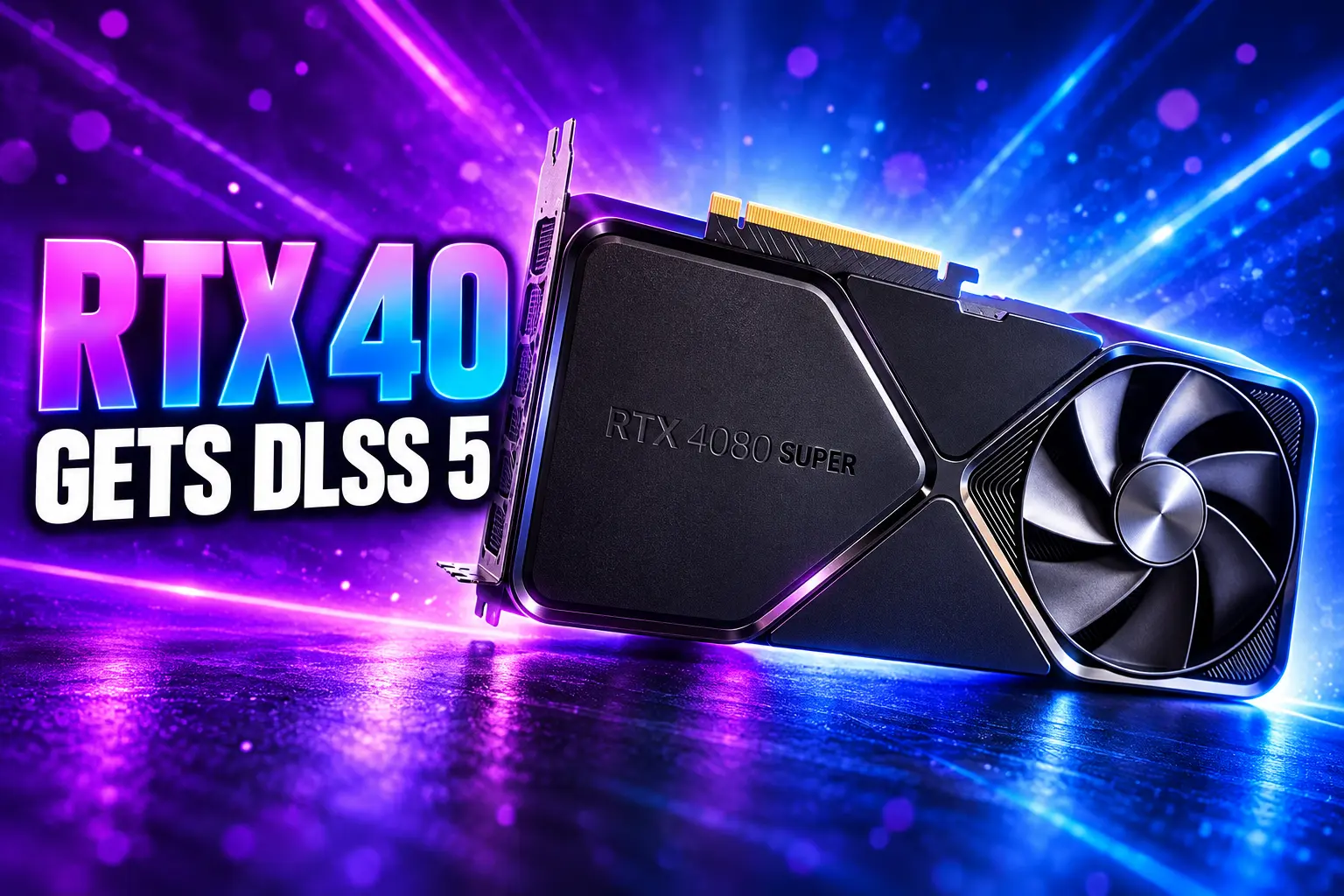 Nvidia DLSS 5 coming to RTX 40 series GPUs